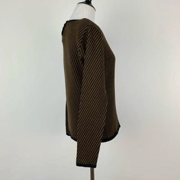 Vtg Carlisle sweater M 50% cashmere 50% silk 80 90 - Picture 3 of 8